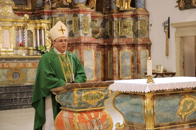 Varaždinski biskup Bože Radoš predslavio svetu misu uz blagdan svetog Luke, zaštitnika liječnika
